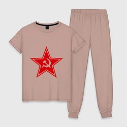 Женская пижама Звезда СССР