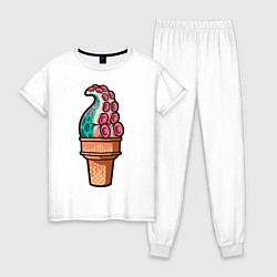 Женская пижама Мороженое-осьминог