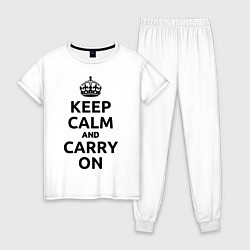 Женская пижама Keep Calm & Carry On