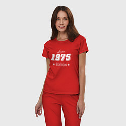 Пижама хлопковая женская Limited Edition 1975, цвет: красный — фото 2