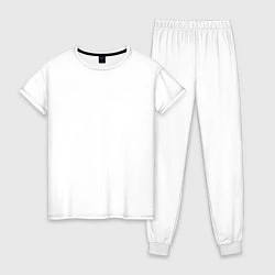 Пижама хлопковая женская Limited Edition 1982, цвет: белый