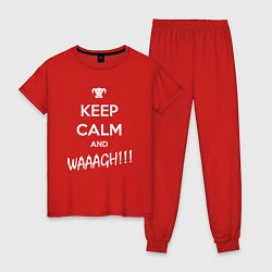 Женская пижама Keep Calm & WAAAGH
