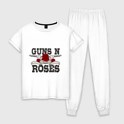 Женская пижама Guns n Roses: rock'n'roll