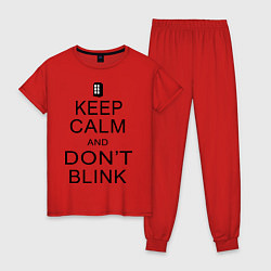 Женская пижама Keep Calm & Don't Blink