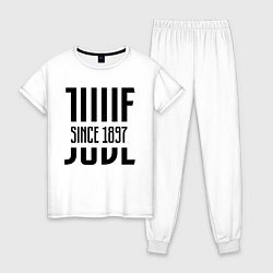 Пижама хлопковая женская Juve Since 1897, цвет: белый