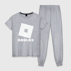 Пижама хлопковая женская ROBLOX, цвет: меланж