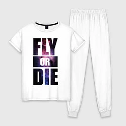 Женская пижама Fly or Die: Space