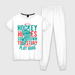 Женская пижама Hockey
