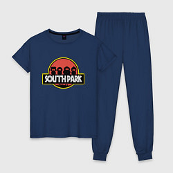 Пижама хлопковая женская South Park, цвет: тёмно-синий