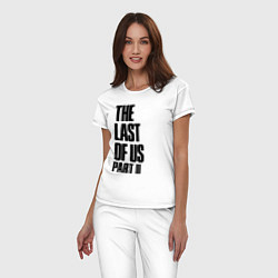 Пижама хлопковая женская The Last Of Us PART 2, цвет: белый — фото 2