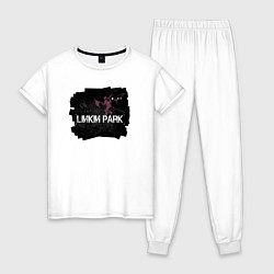 Пижама хлопковая женская Linkin Park LP 202122, цвет: белый