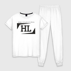 Женская пижама Hockey life HL logo