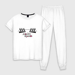 Женская пижама Перетягивание Каната Sauid Game