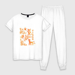 Женская пижама Tiger Тигр Этно