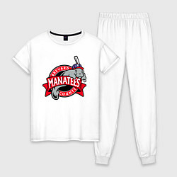 Женская пижама Brevard County Manatees - baseball team