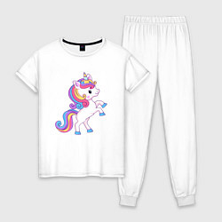 Женская пижама Милый единорог unicorn