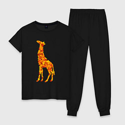 Женская пижама Лиственный жираф