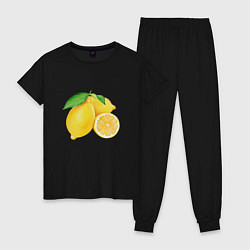 Женская пижама Сочные лимоны