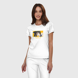 Пижама хлопковая женская Sweet Hestia, цвет: белый — фото 2