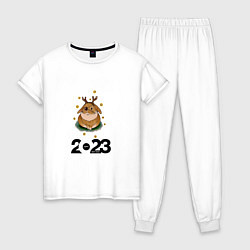 Женская пижама Кролик с рогами 2023
