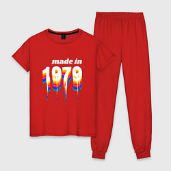 Женская пижама Made in 1979 liquid art