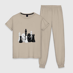 Женская пижама Фигуры шахматиста