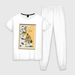Женская пижама Японски бог рыбалки и удачи