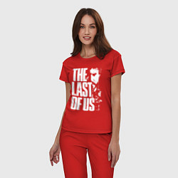 Пижама хлопковая женская The last of us game, цвет: красный — фото 2