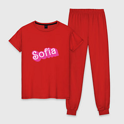 Женская пижама Sofia - retro barbie style