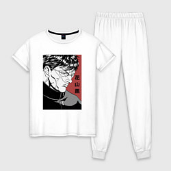 Пижама хлопковая женская Ханаяма, цвет: белый