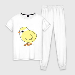 Женская пижама Птицы цыпленок