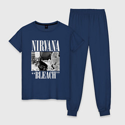 Женская пижама Nirvana bleach black album