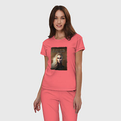 Пижама хлопковая женская Elden ring - Shadow of the erdtree, цвет: коралловый — фото 2