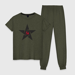 Женская пижама Black star USSR