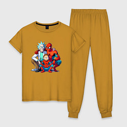 Женская пижама Spider-Man is Rick and Mortys friend