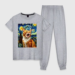 Женская пижама Крик котика