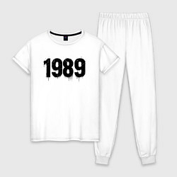 Женская пижама 1989 год расшерканый