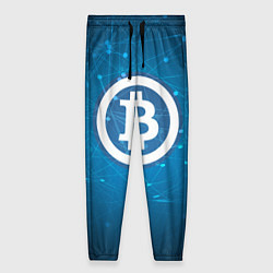 Женские брюки Bitcoin Blue