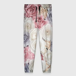 Женские брюки Букет из роз