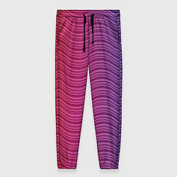 Женские брюки Цветные волны