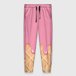 Женские брюки Розовое мороженное
