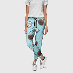 Брюки женские Кокосовое настроение, цвет: 3D-принт — фото 2