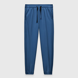 Брюки женские 19-4052 Classic Blue, цвет: 3D-принт