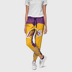 Брюки женские Los Angeles Lakers, цвет: 3D-принт — фото 2