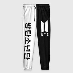 Брюки женские BTS, цвет: 3D-принт