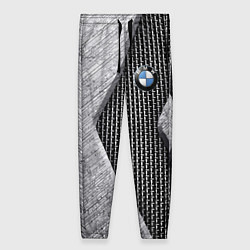 Женские брюки BMW - emblem - metal - texture