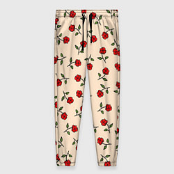 Женские брюки Прованс из роз