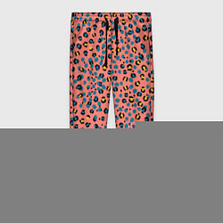 Женские брюки Леопардовый принт на розовом