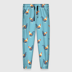 Женские брюки Петушки паттерн