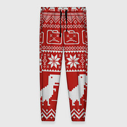 Женские брюки Новогодний гугл